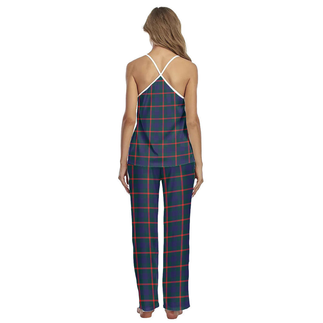 Agnew Modern Tartan Plaid Cami Pajamas Sets