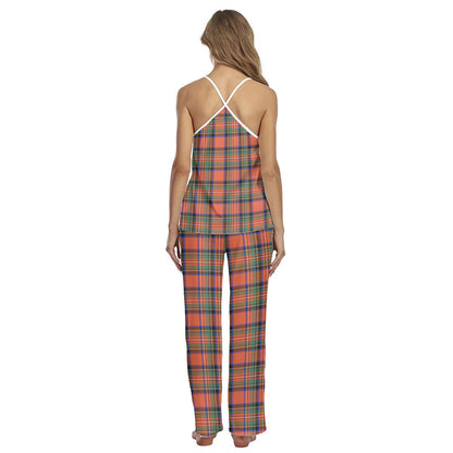 Stewart Royal Ancient Tartan Plaid Cami Pajamas Sets