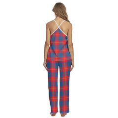 Galloway Red Tartan Plaid Cami Pajamas Sets