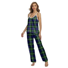 Forbes Modern Tartan Plaid Cami Pajamas Sets