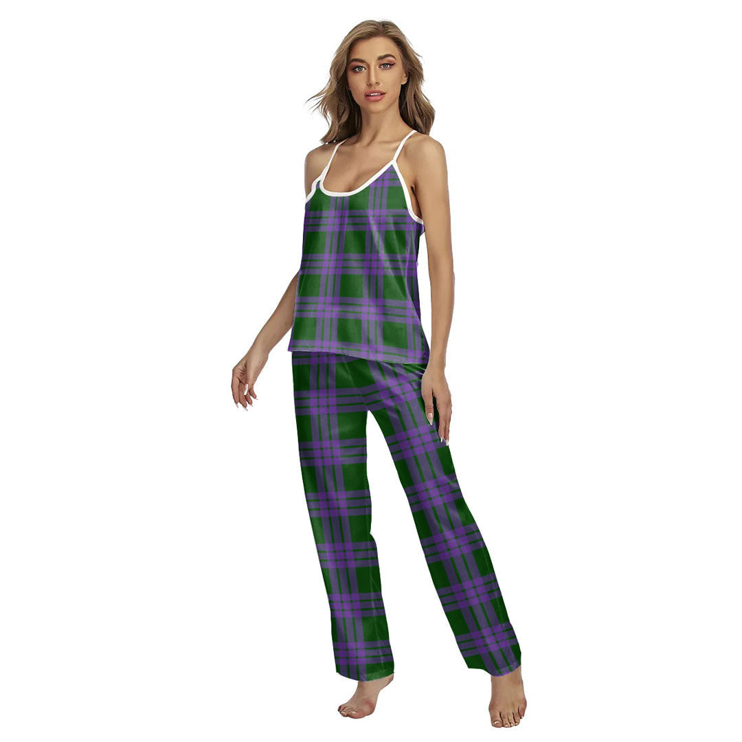 Elphinstone Tartan Plaid Cami Pajamas Sets