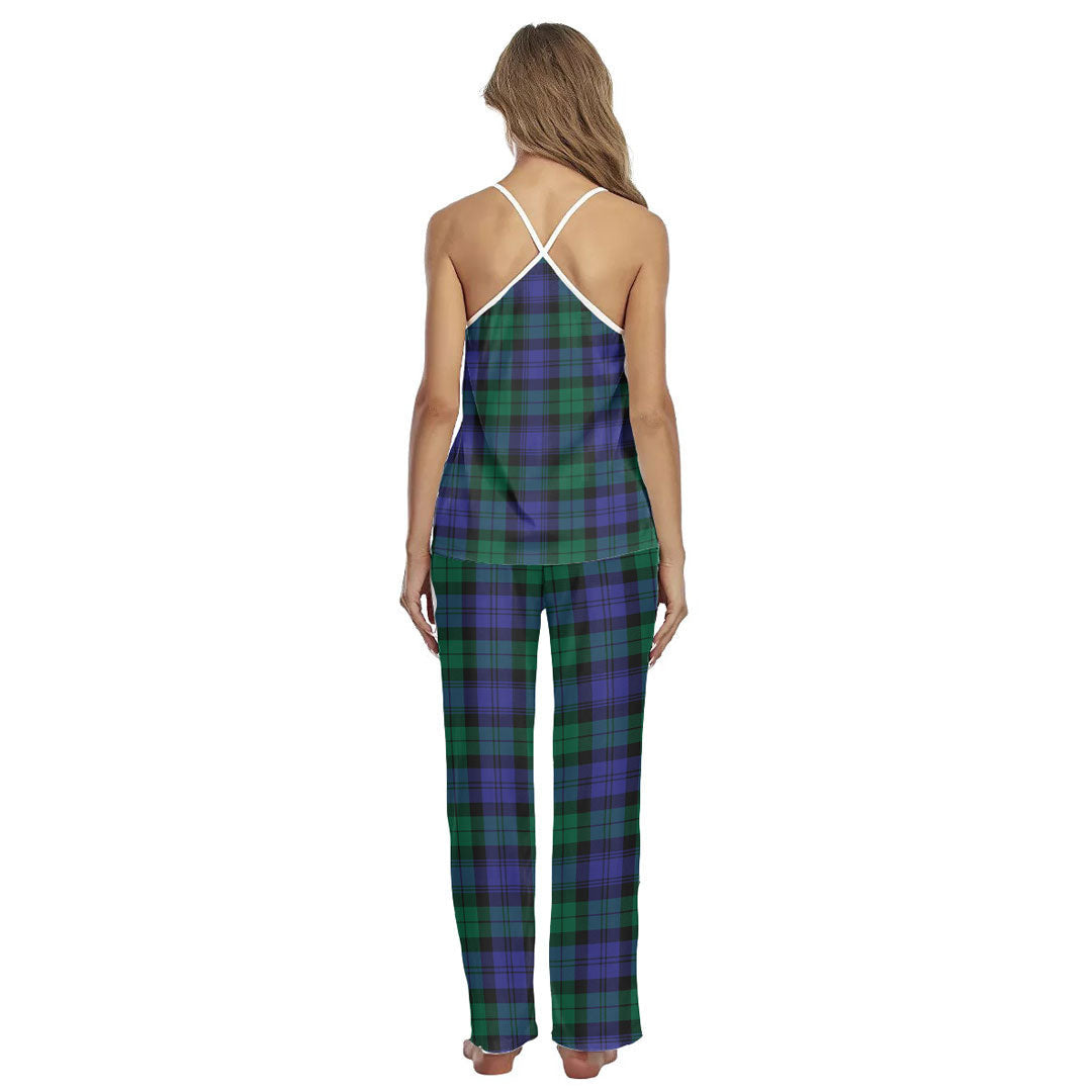 Blackwatch Modern Tartan Plaid Cami Pajamas Sets