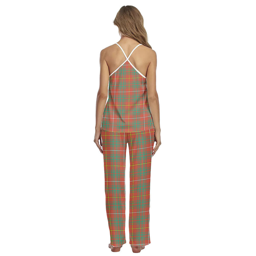 Bruce Ancient Tartan Plaid Cami Pajamas Sets