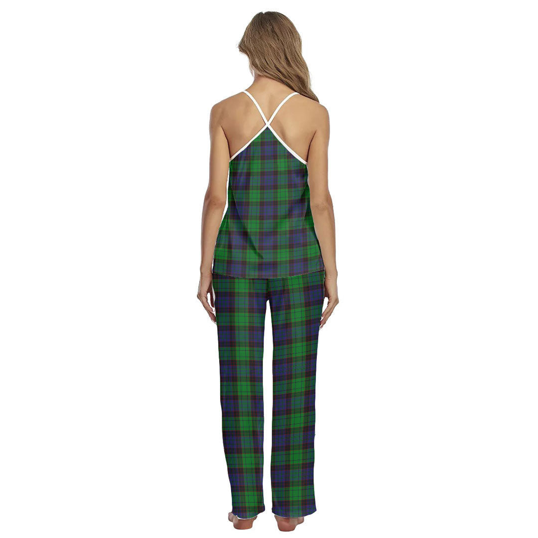 Stewart Old Modern Tartan Plaid Cami Pajamas Sets