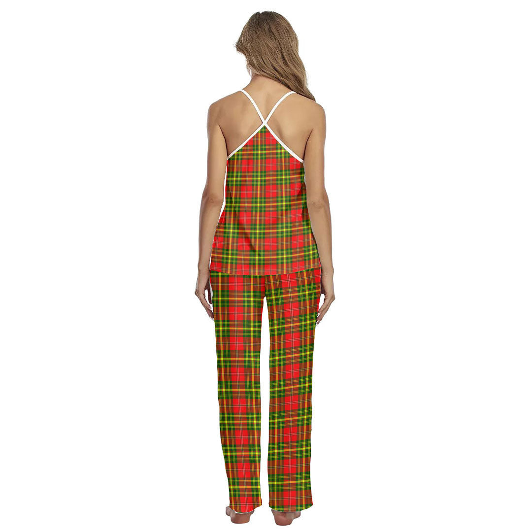 Leask Tartan Plaid Cami Pajamas Sets