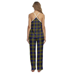 Clelland Modern Tartan Plaid Cami Pajamas Sets