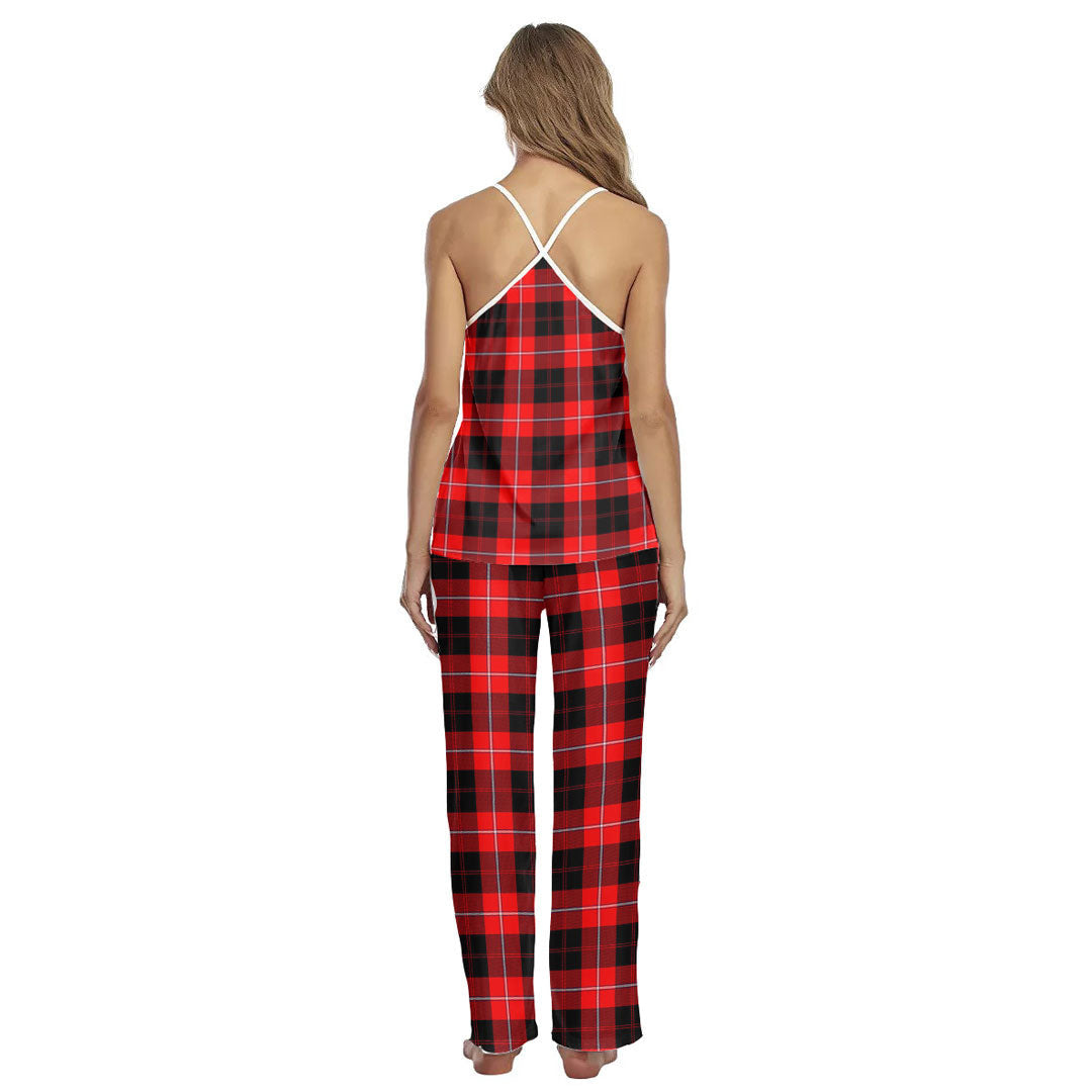 Cunningham Modern Tartan Plaid Cami Pajamas Sets