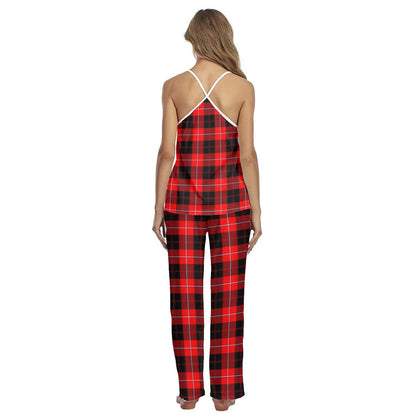 Cunningham Modern Tartan Plaid Cami Pajamas Sets