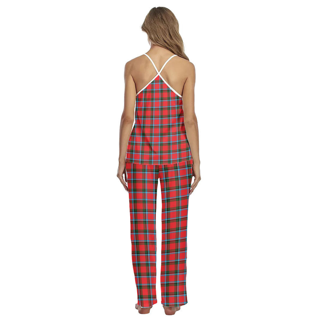 Sinclair Modern Tartan Plaid Cami Pajamas Sets