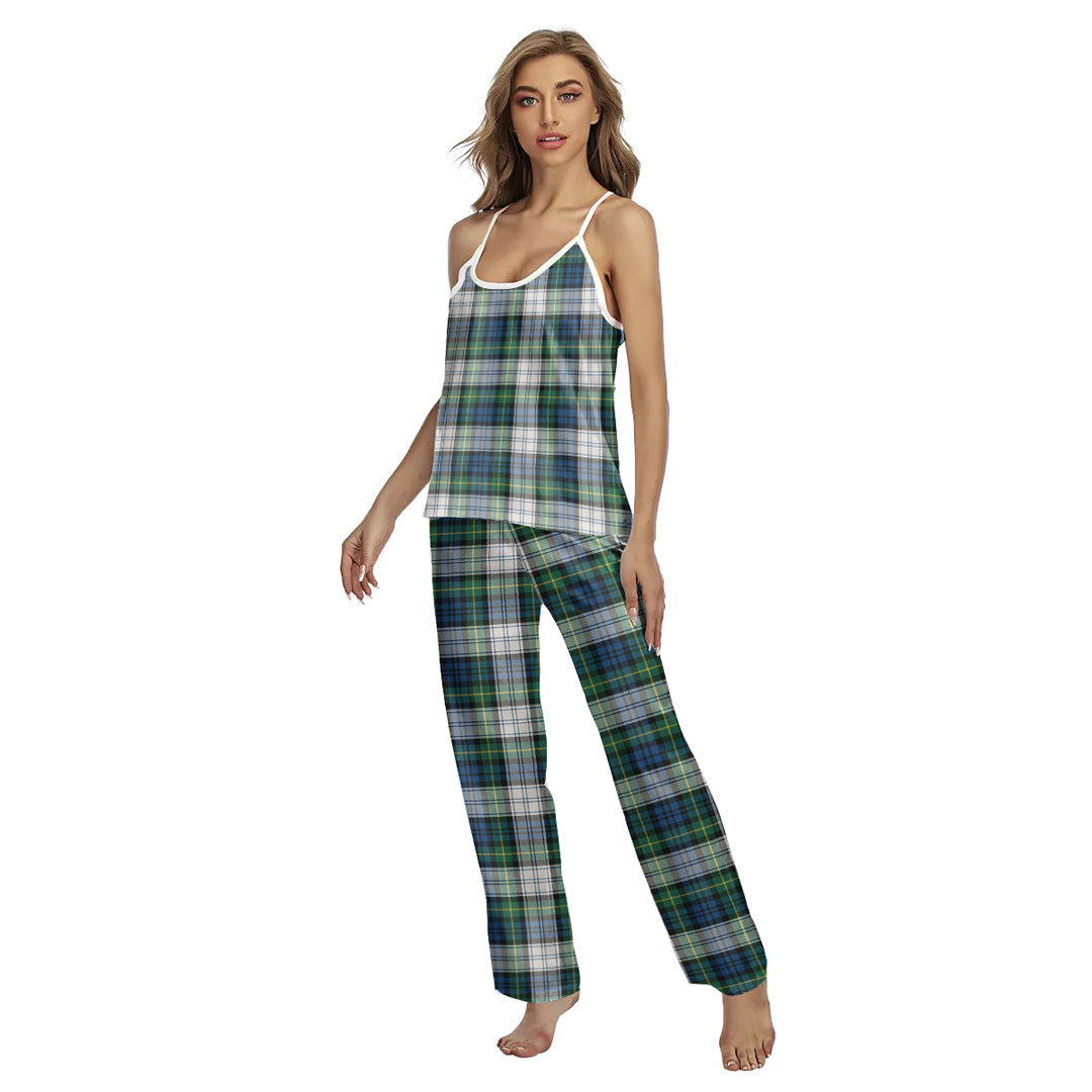 Gordon Dress Ancient Tartan Plaid Cami Pajamas Sets