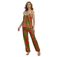 Leask Tartan Plaid Cami Pajamas Sets