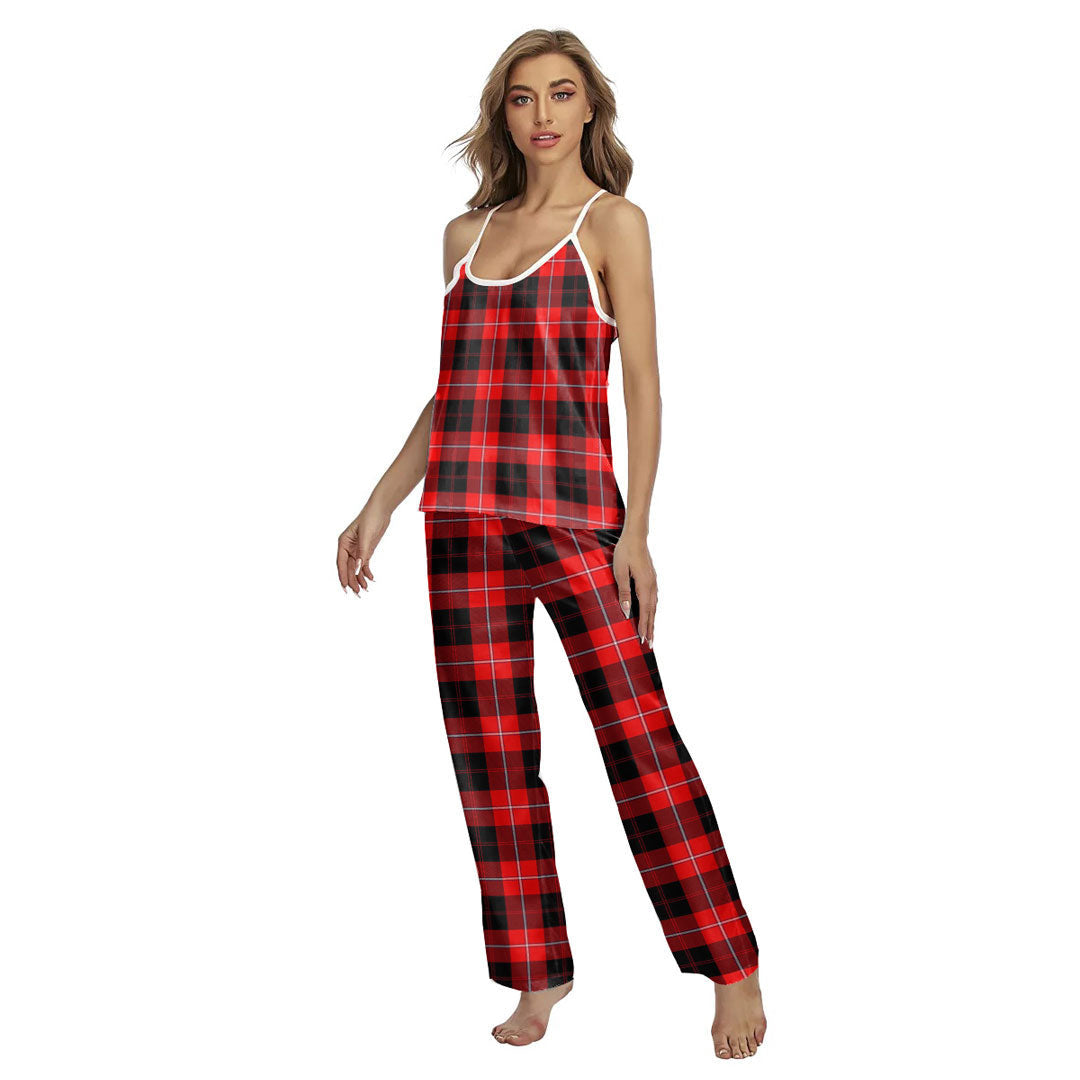 Cunningham Modern Tartan Plaid Cami Pajamas Sets