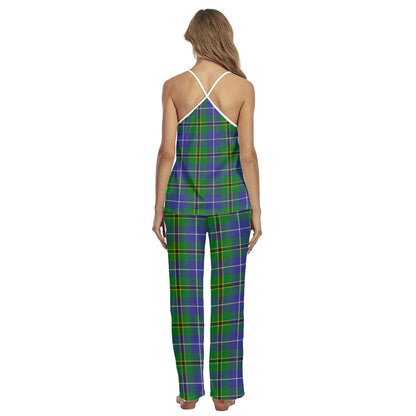 Turnbull Hunting Tartan Plaid Cami Pajamas Sets