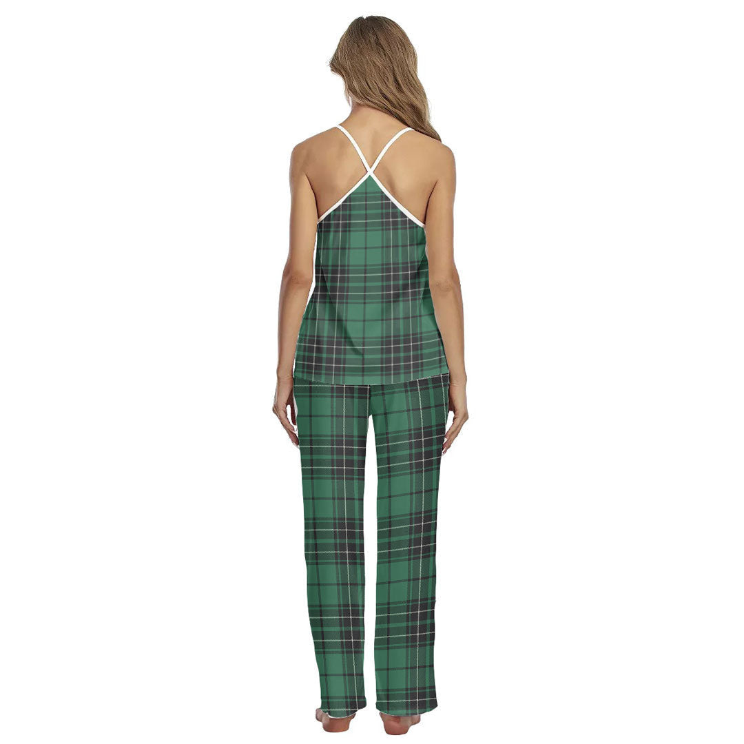 MacLean Hunting Ancient Tartan Plaid Cami Pajamas Sets