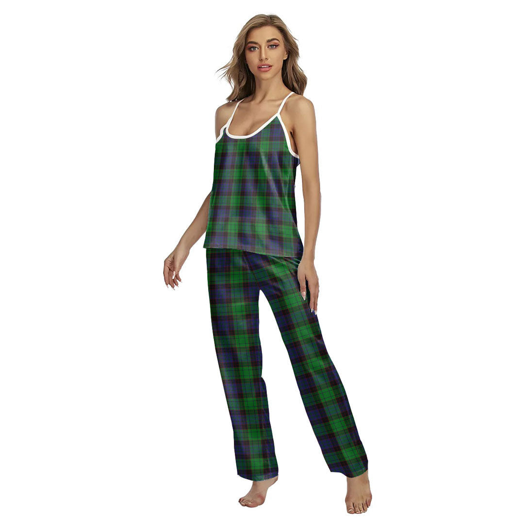 Stewart Old Modern Tartan Plaid Cami Pajamas Sets