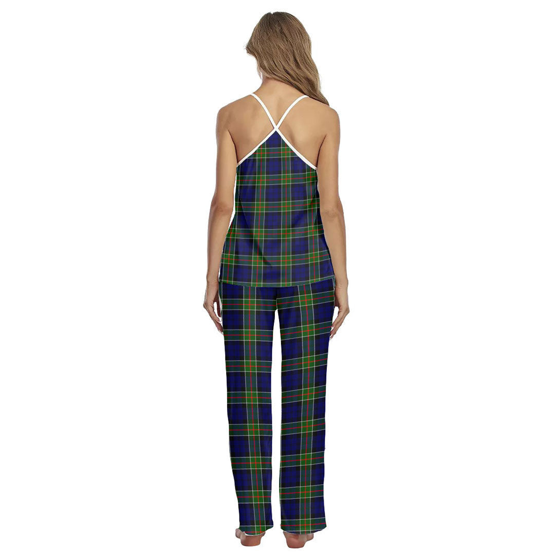 Colquhoun Modern Tartan Plaid Cami Pajamas Sets