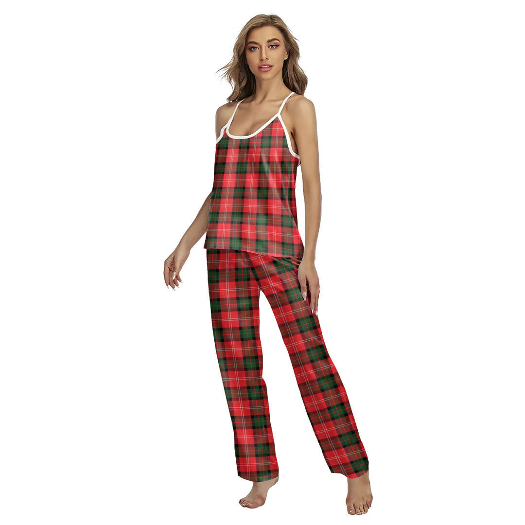 Nesbitt Modern Tartan Plaid Cami Pajamas Sets