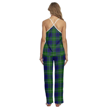 Oliphant Modern Tartan Plaid Cami Pajamas Sets