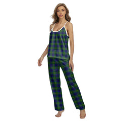 Johnston Modern Tartan Plaid Cami Pajamas Sets