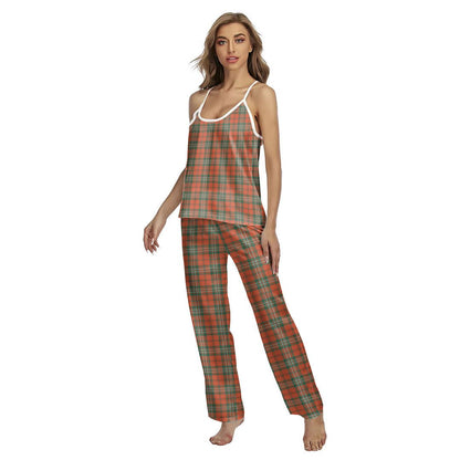 Scott Ancient Tartan Plaid Cami Pajamas Sets