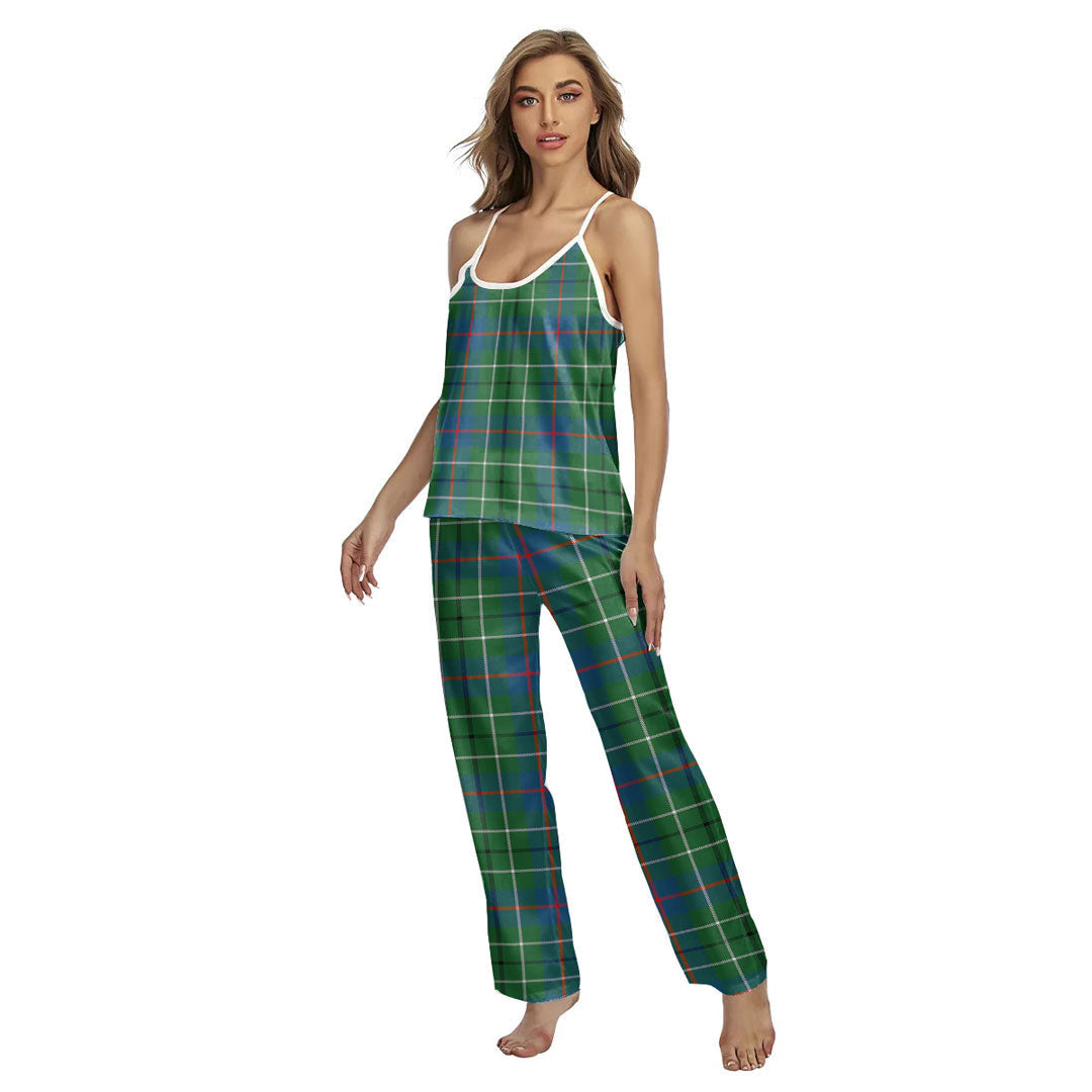 Duncan Ancient Tartan Plaid Cami Pajamas Sets