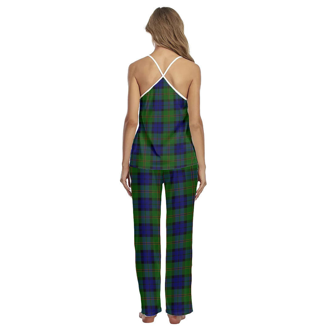Dundas Modern Tartan Plaid Cami Pajamas Sets