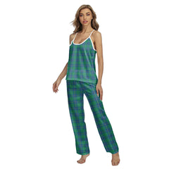 Irvine Ancient Tartan Plaid Cami Pajamas Sets