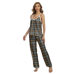 Gordon Weathered Tartan Plaid Cami Pajamas Sets