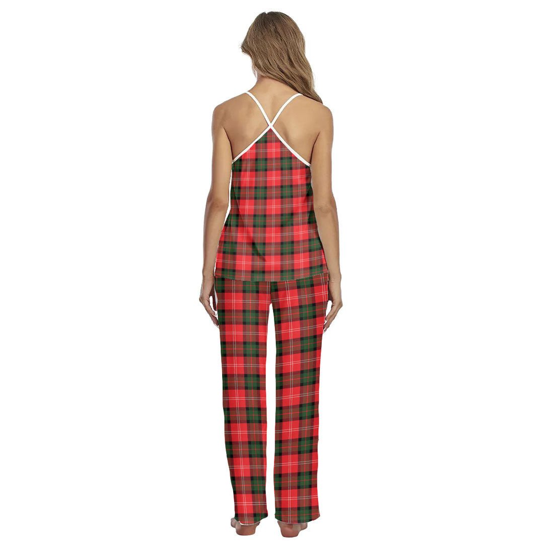 Nesbitt Modern Tartan Plaid Cami Pajamas Sets