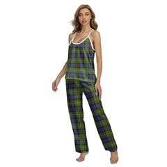 Fergusson Modern Tartan Plaid Cami Pajamas Sets