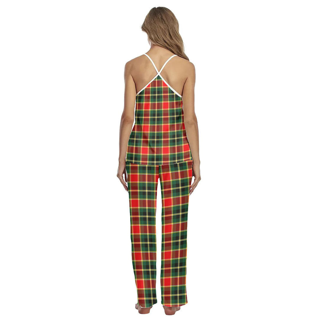 MacLachlan Hunting Modern Tartan Plaid Cami Pajamas Sets