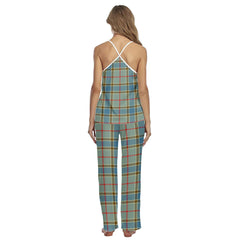 Balfour Blue Tartan Plaid Cami Pajamas Sets