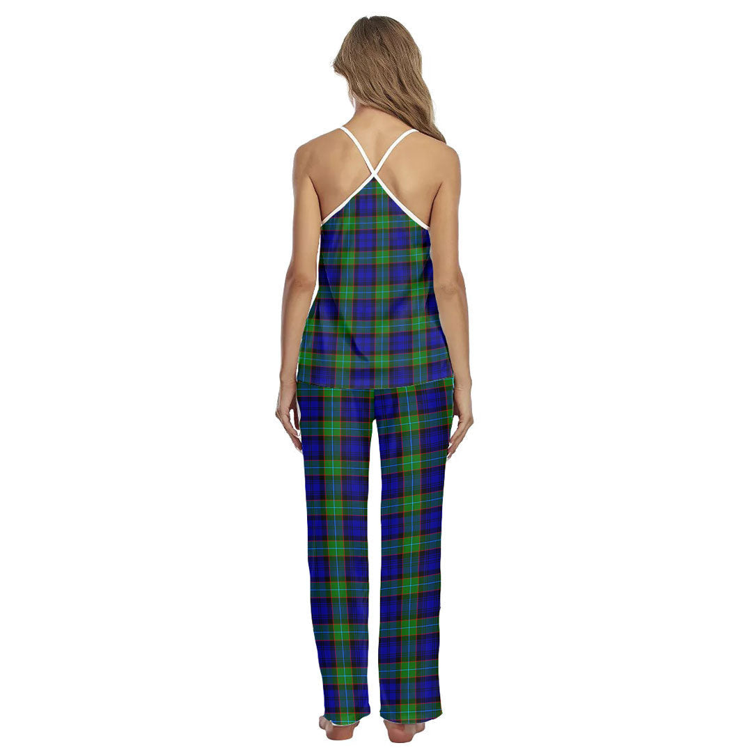 Sempill Modern Tartan Plaid Cami Pajamas Sets