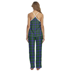 Robertson Hunting Modern Tartan Plaid Cami Pajamas Sets