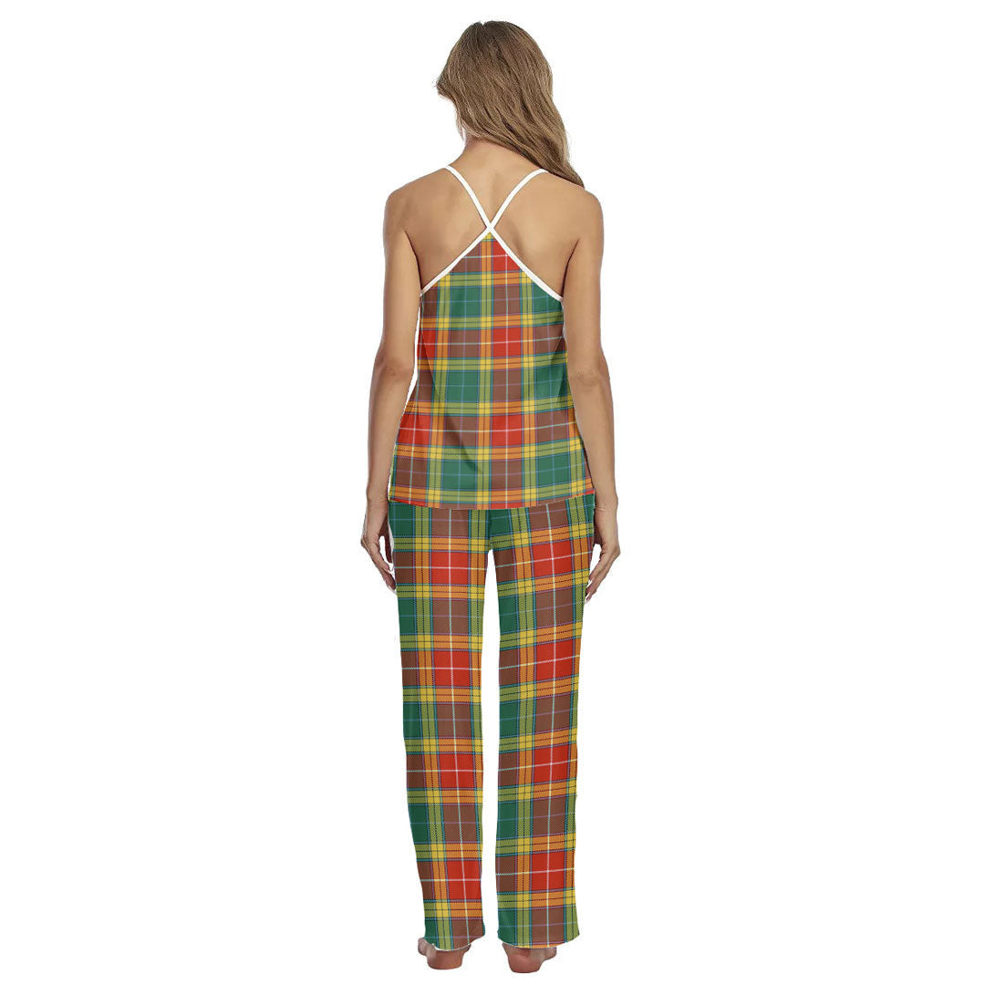 Buchanan Old Sett Tartan Plaid Cami Pajamas Sets