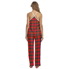 Nicolson Modern Tartan Plaid Cami Pajamas Sets