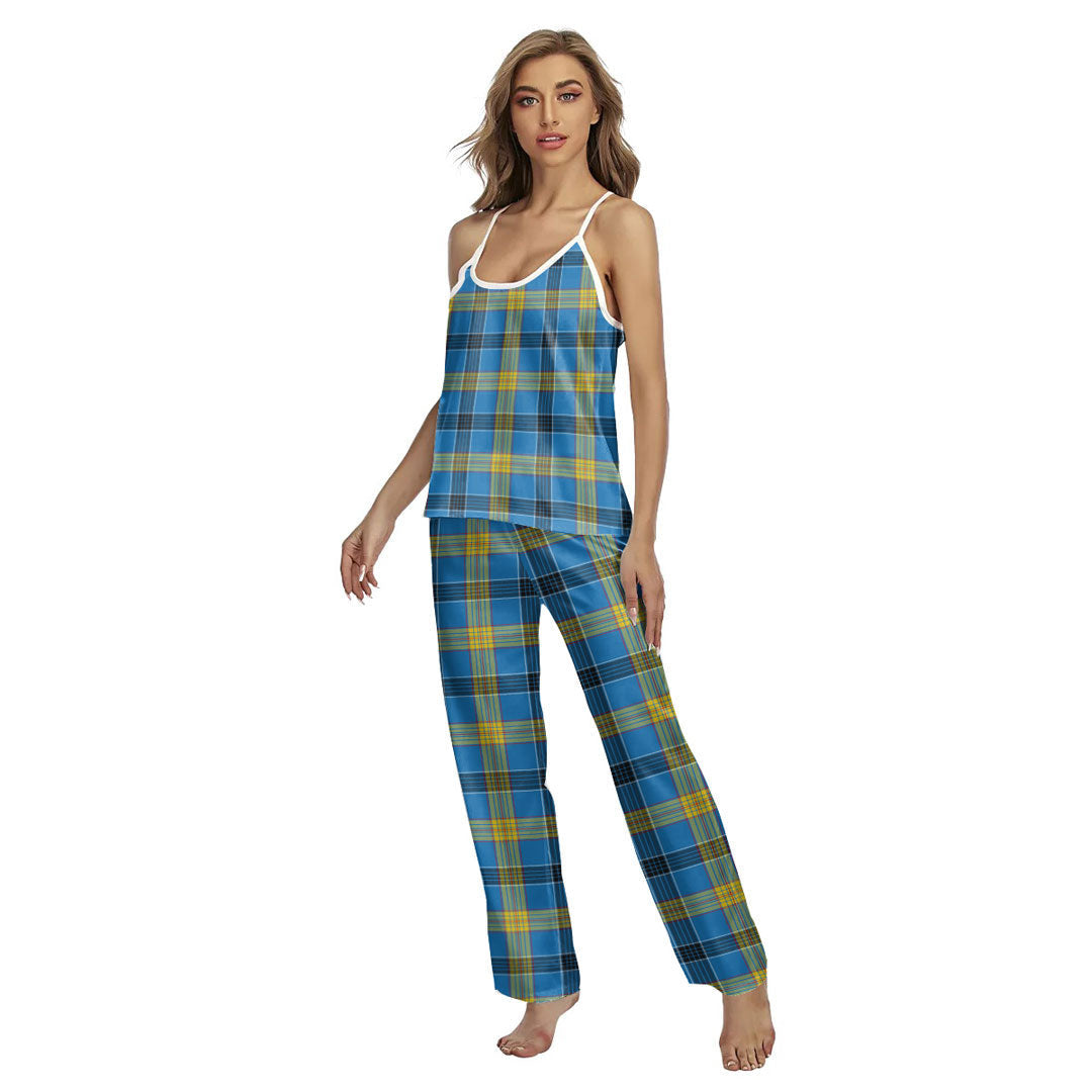 Laing Tartan Plaid Cami Pajamas Sets