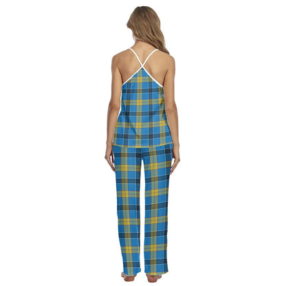 Laing Tartan Plaid Cami Pajamas Sets