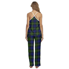 Gunn Modern Tartan Plaid Cami Pajamas Sets