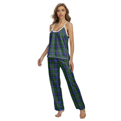 Robertson Hunting Modern Tartan Plaid Cami Pajamas Sets