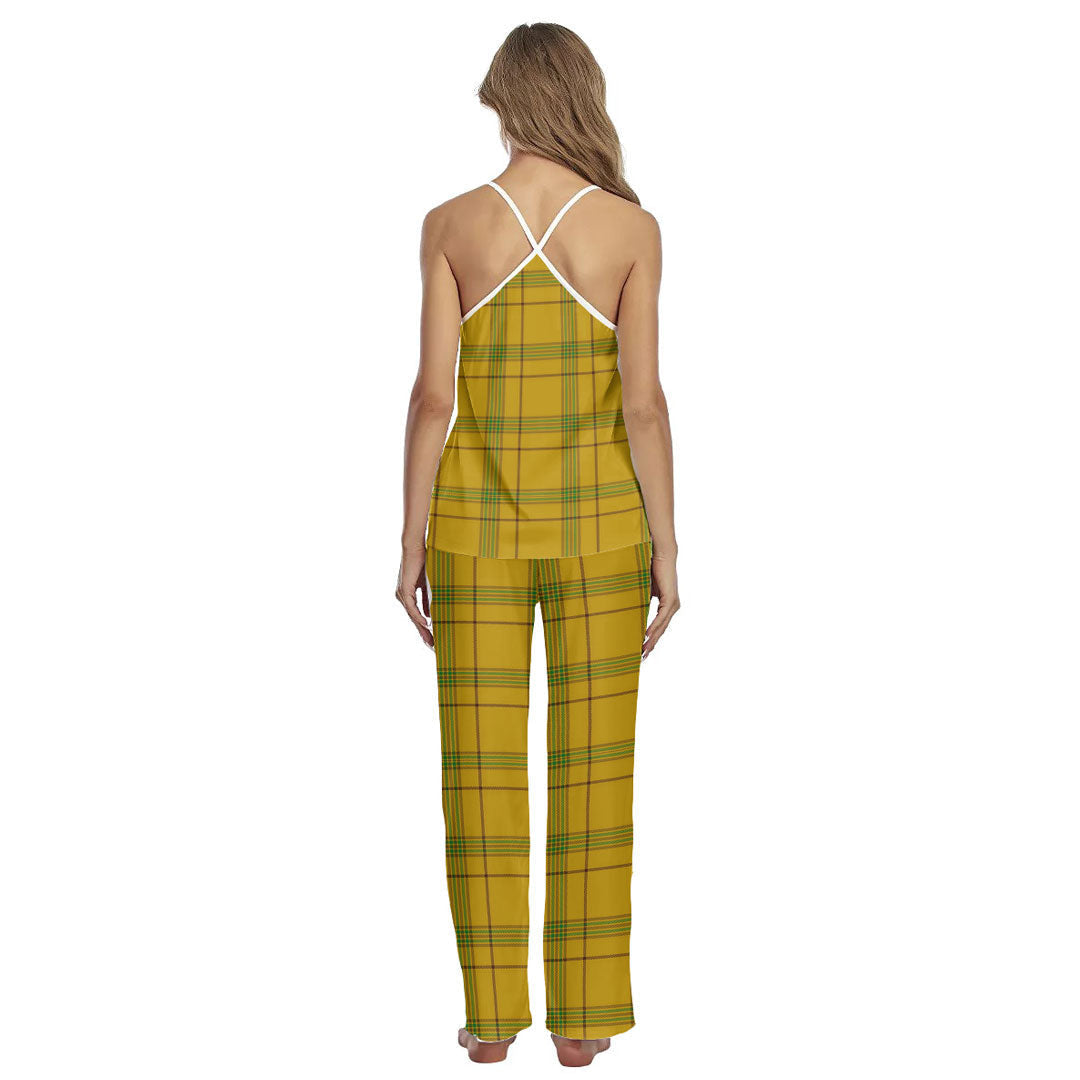 Houston Tartan Plaid Cami Pajamas Sets