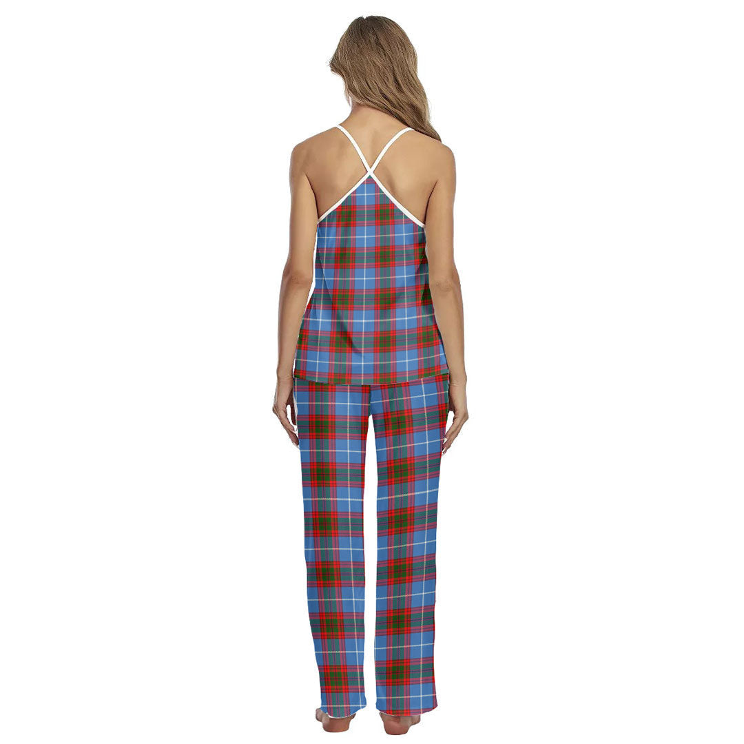 Edinburgh District Tartan Plaid Cami Pajamas Sets
