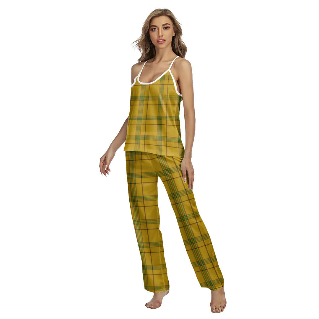 Houston Tartan Plaid Cami Pajamas Sets