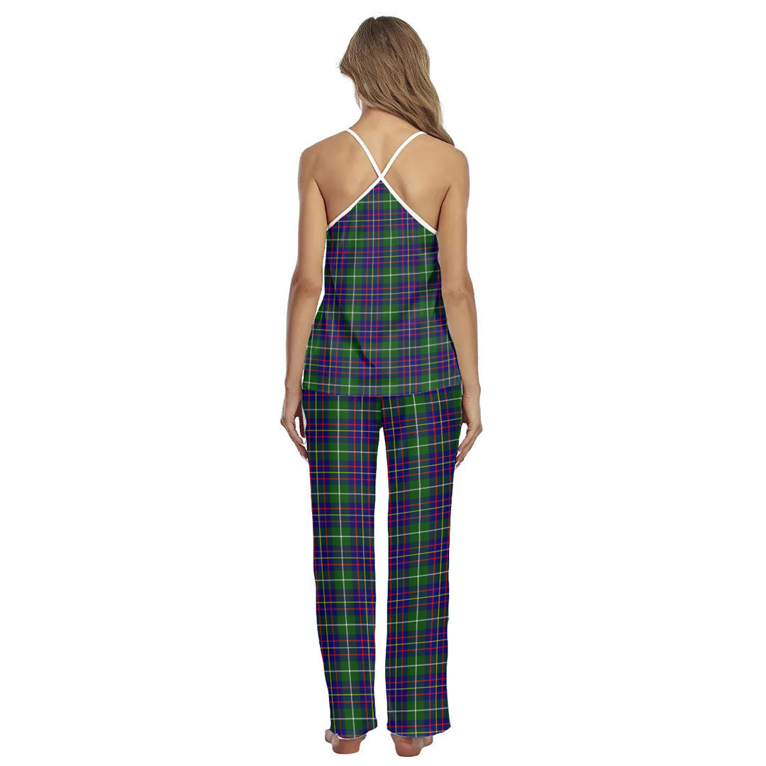 Inglis Modern Tartan Plaid Cami Pajamas Sets