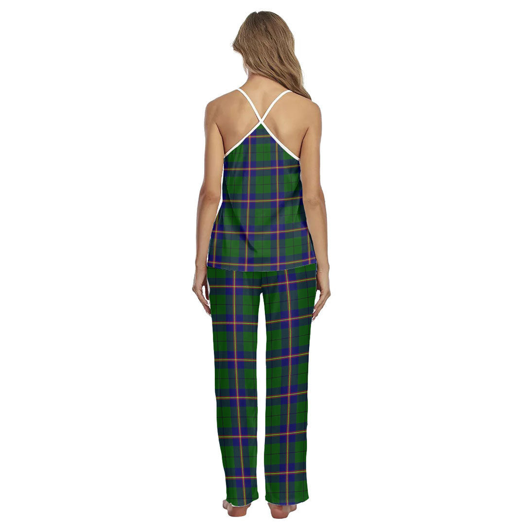 Carmichael Modern Tartan Plaid Cami Pajamas Sets