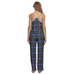 Hunter Modern Tartan Plaid Cami Pajamas Sets