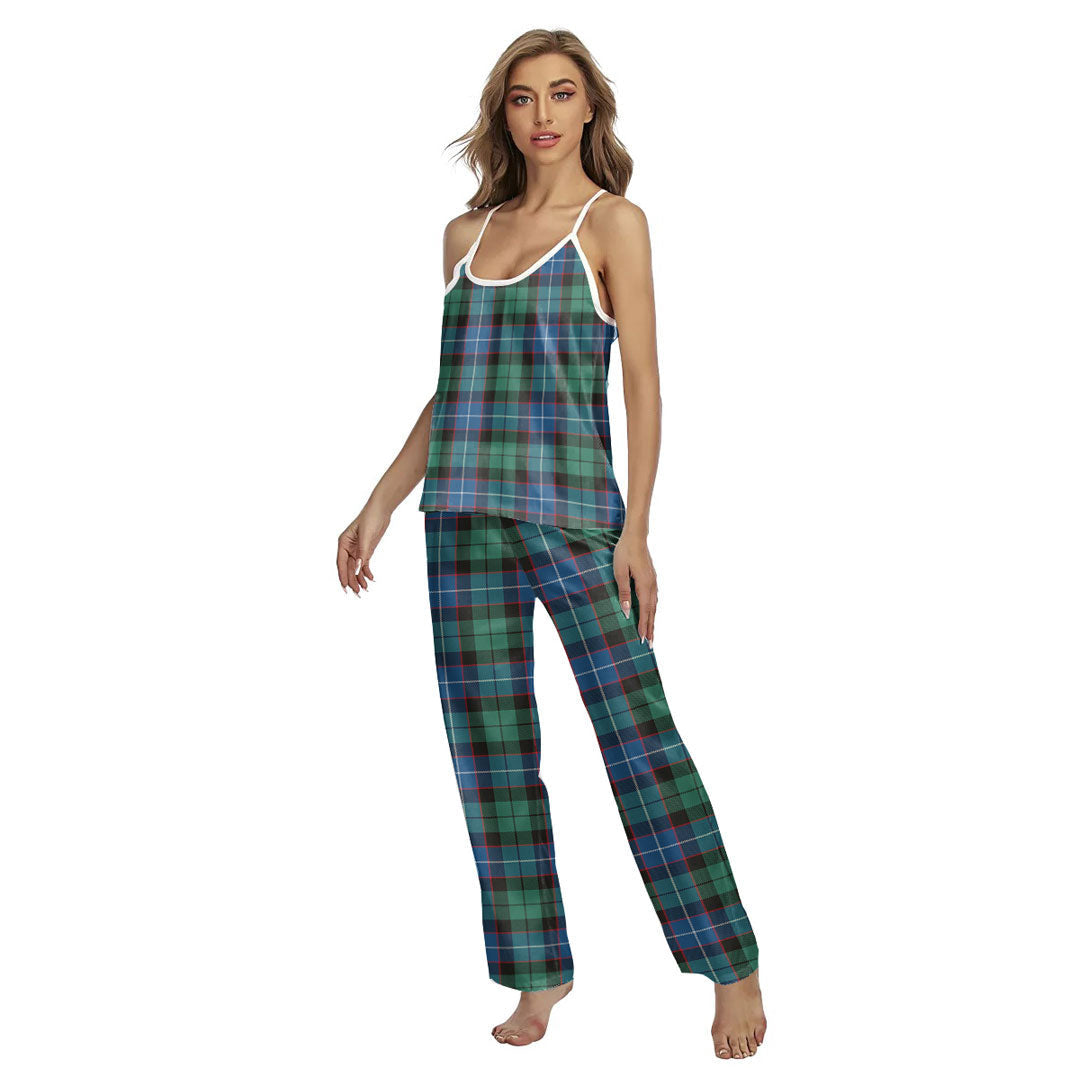 Hunter Ancient Tartan Plaid Cami Pajamas Sets