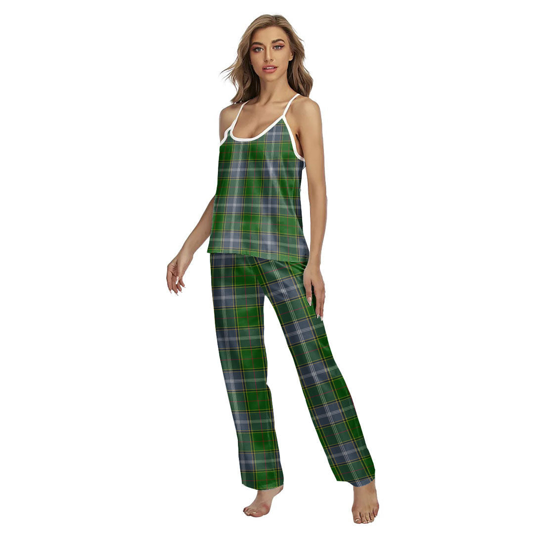 Pringle Tartan Plaid Cami Pajamas Sets