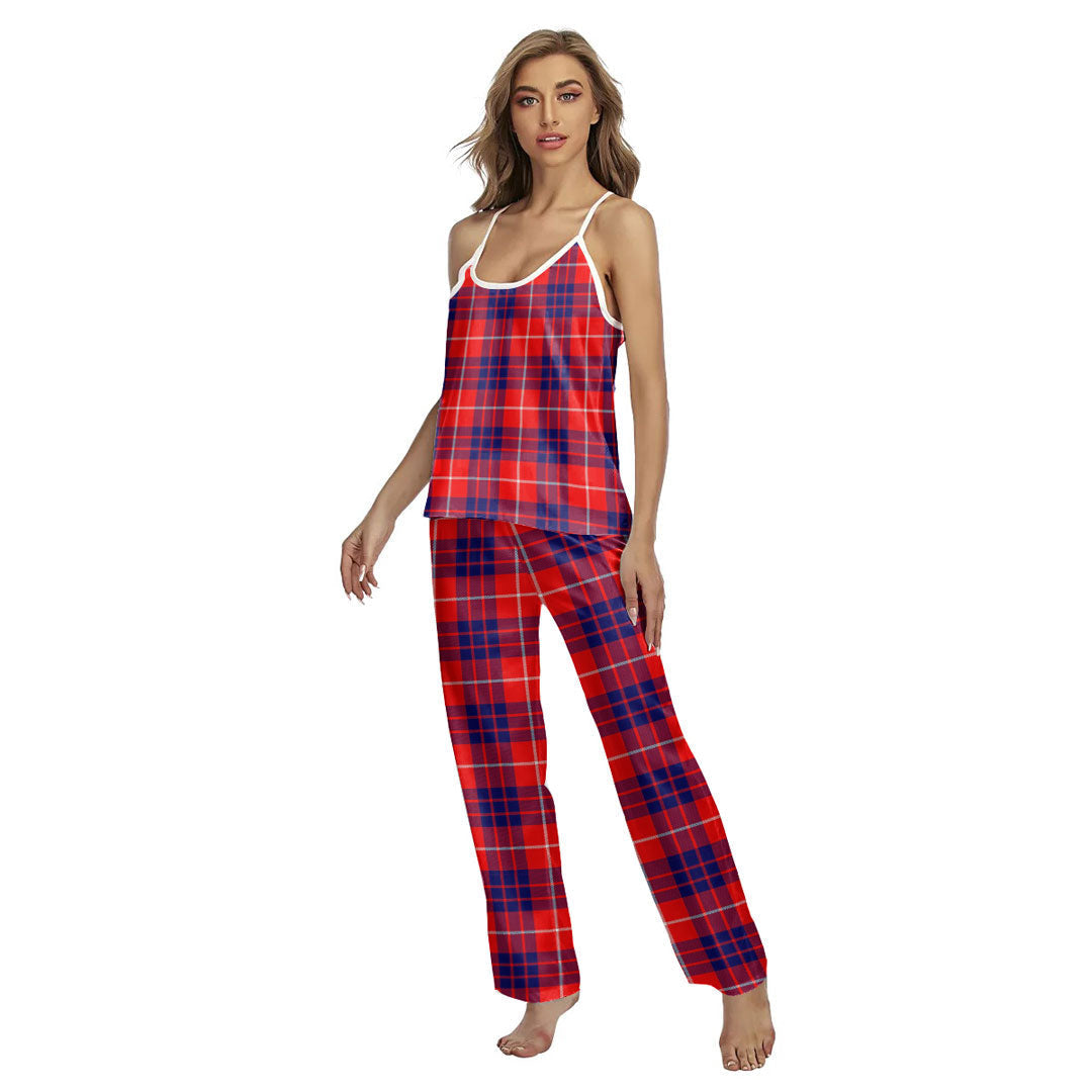 Hamilton Modern Tartan Plaid Cami Pajamas Sets