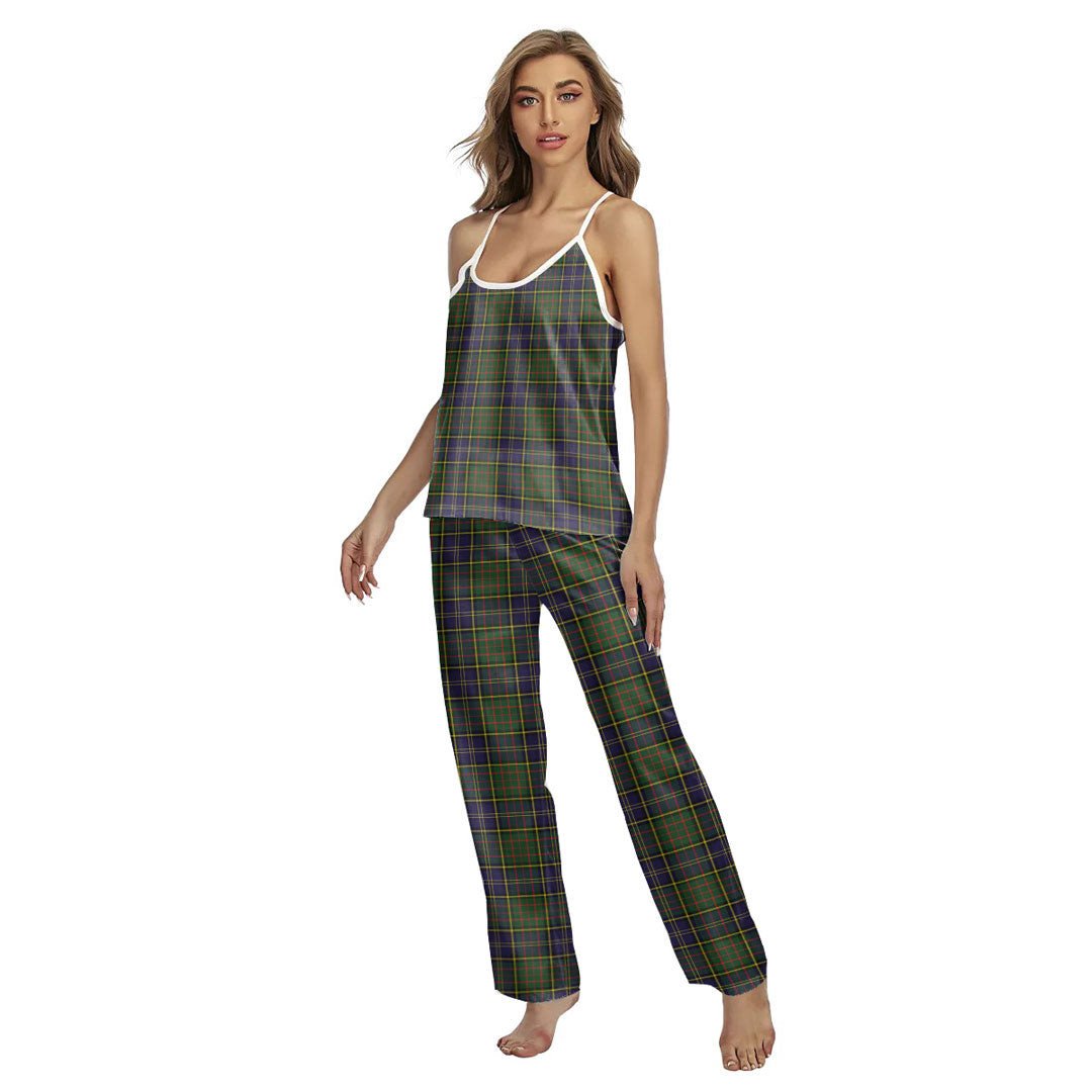 MacMillan Hunting Modern Tartan Plaid Cami Pajamas Sets